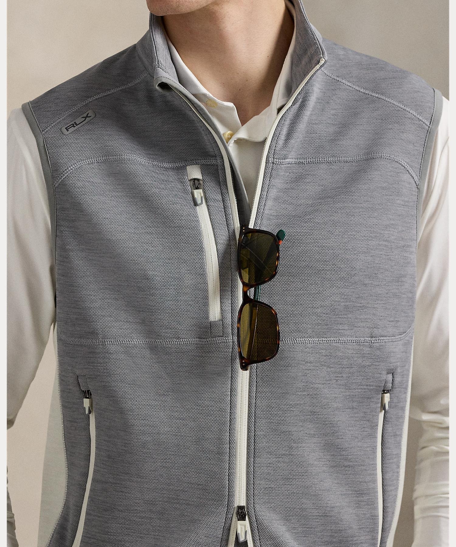 RALPH LAUREN｜(RLX)ストレッチ ダブルニット フルジップ ベスト