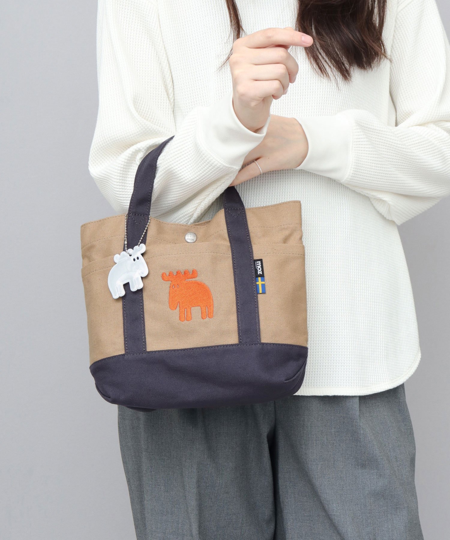 A.M.S.｜モズ moz バッグ ミニトートバッグ ハンドトート キャンバス