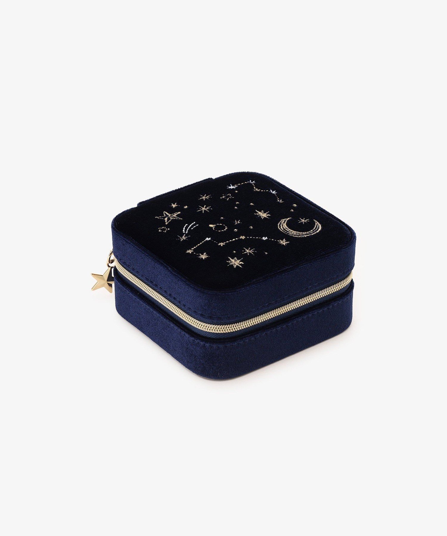Afternoon Tea LIVING｜ベロア天体モチーフスクエアジュエリーボックス