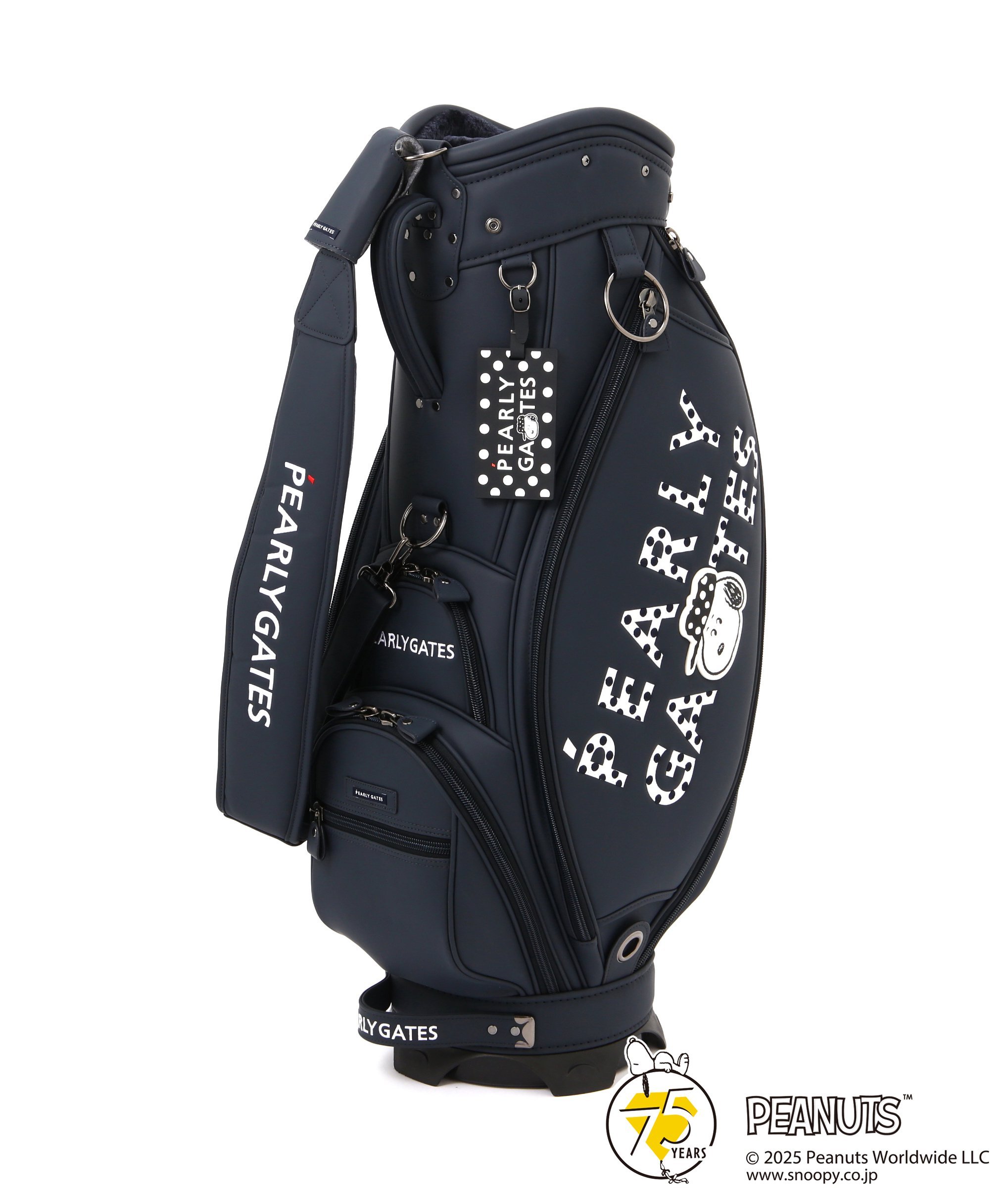 PEARLY GATES｜合皮キャディバッグ (46インチ対応) (UNISEX) | Rakuten