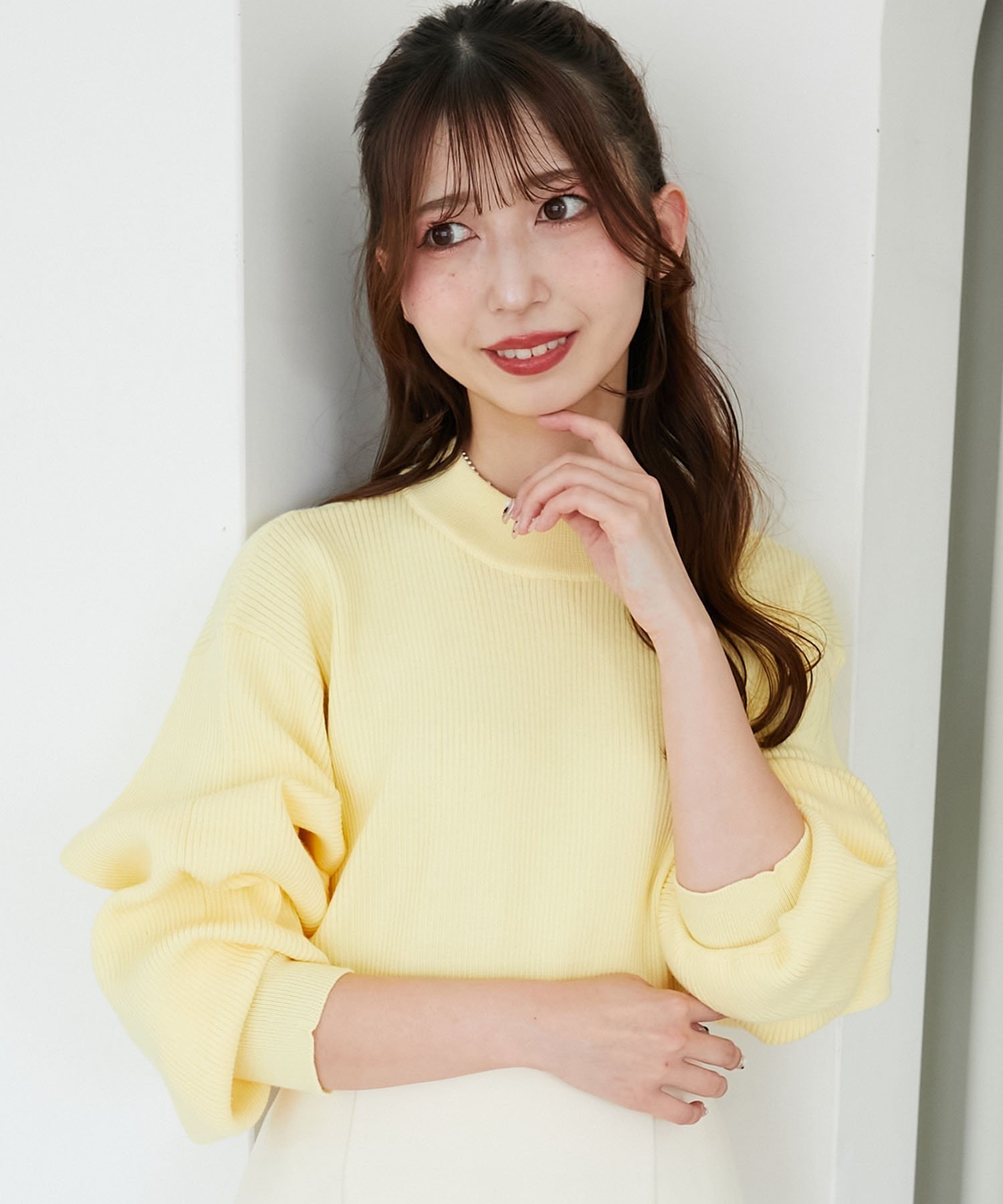 MAJESTIC LEGON｜ボリュームスリーブニット | Rakuten Fashion(楽天