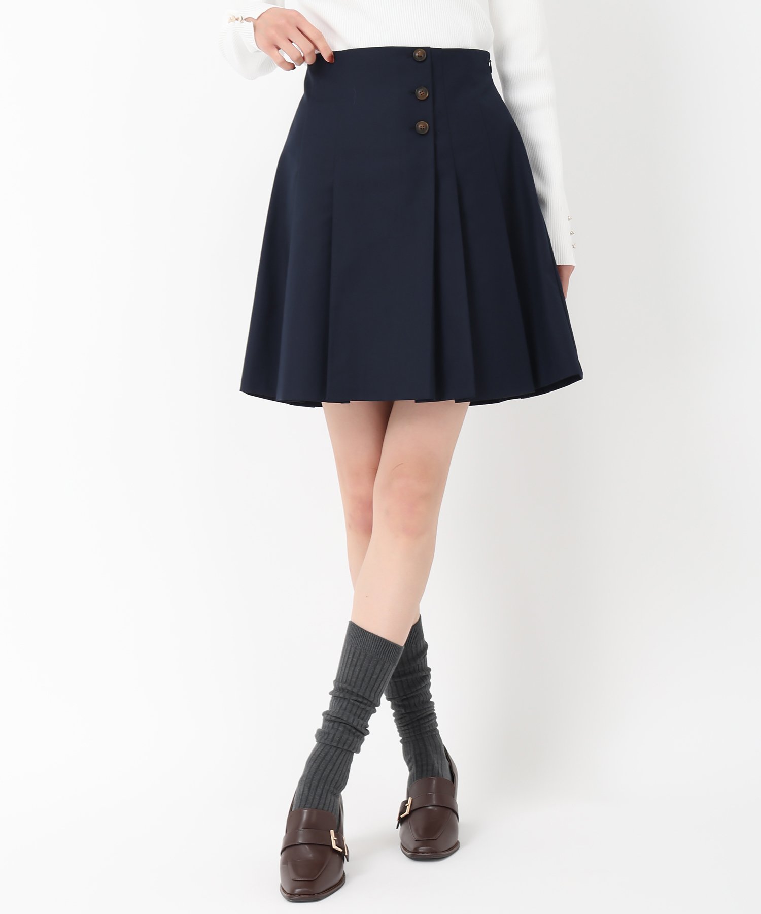 MISCH MASCH｜2025春夏新作 ボックスタックミニスカート/MM517208