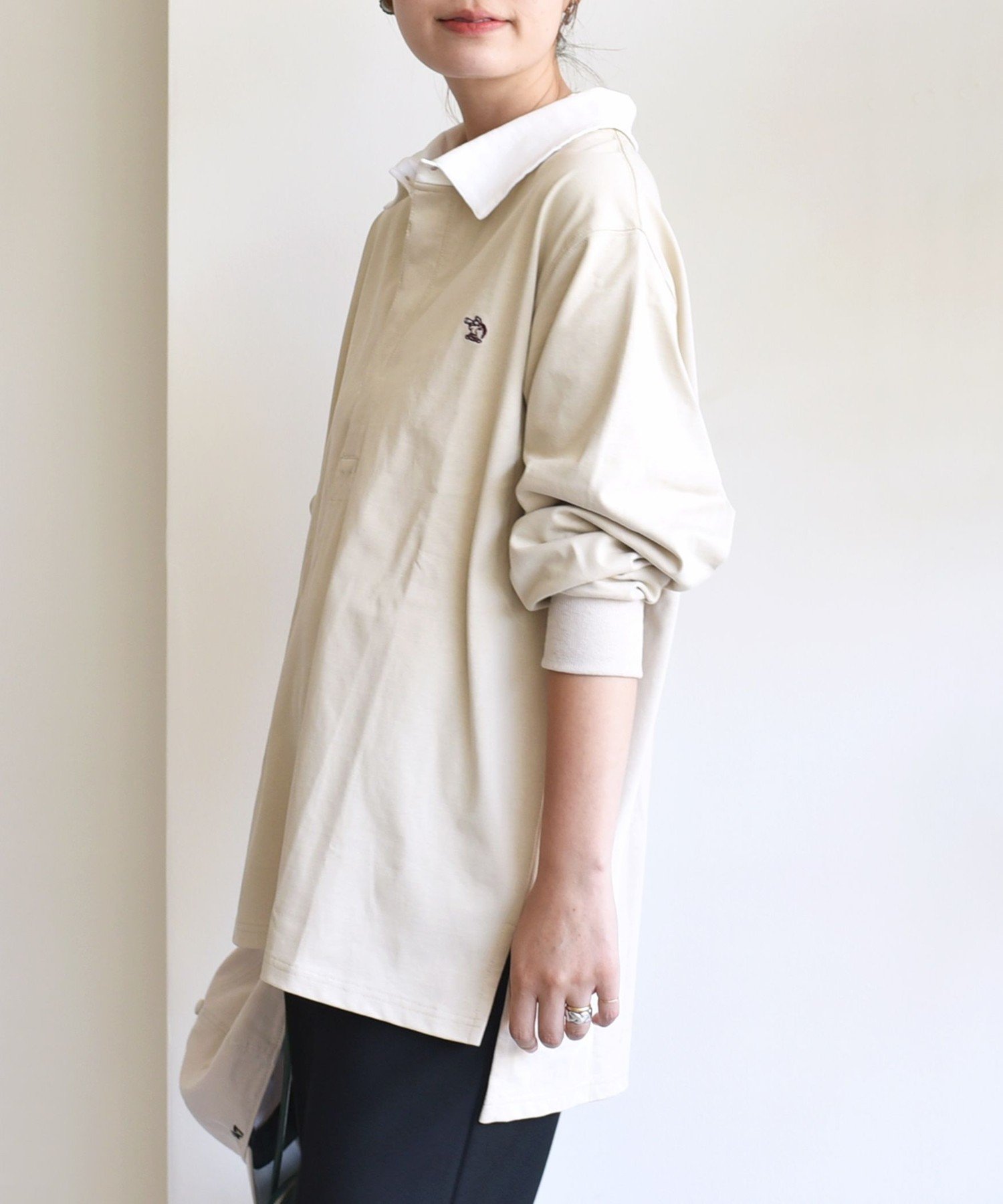  JEANS  ラガーシャツ ビックラガーシャツ ウィメンズ(M パープル): トップス｜Right-on公式