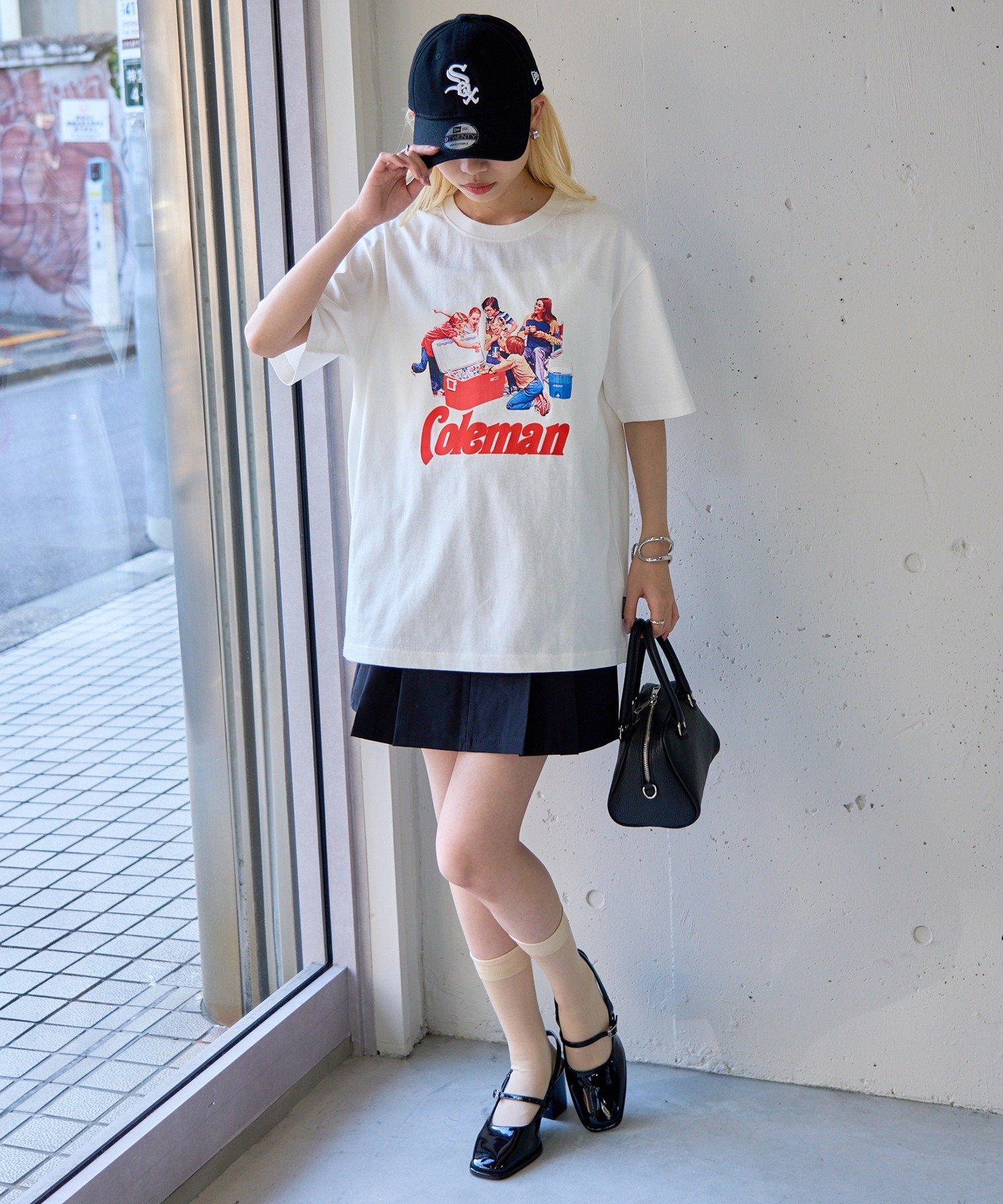 SETUP7｜Coleman/コールマンビンテージレトロプリント半袖Tシャツ