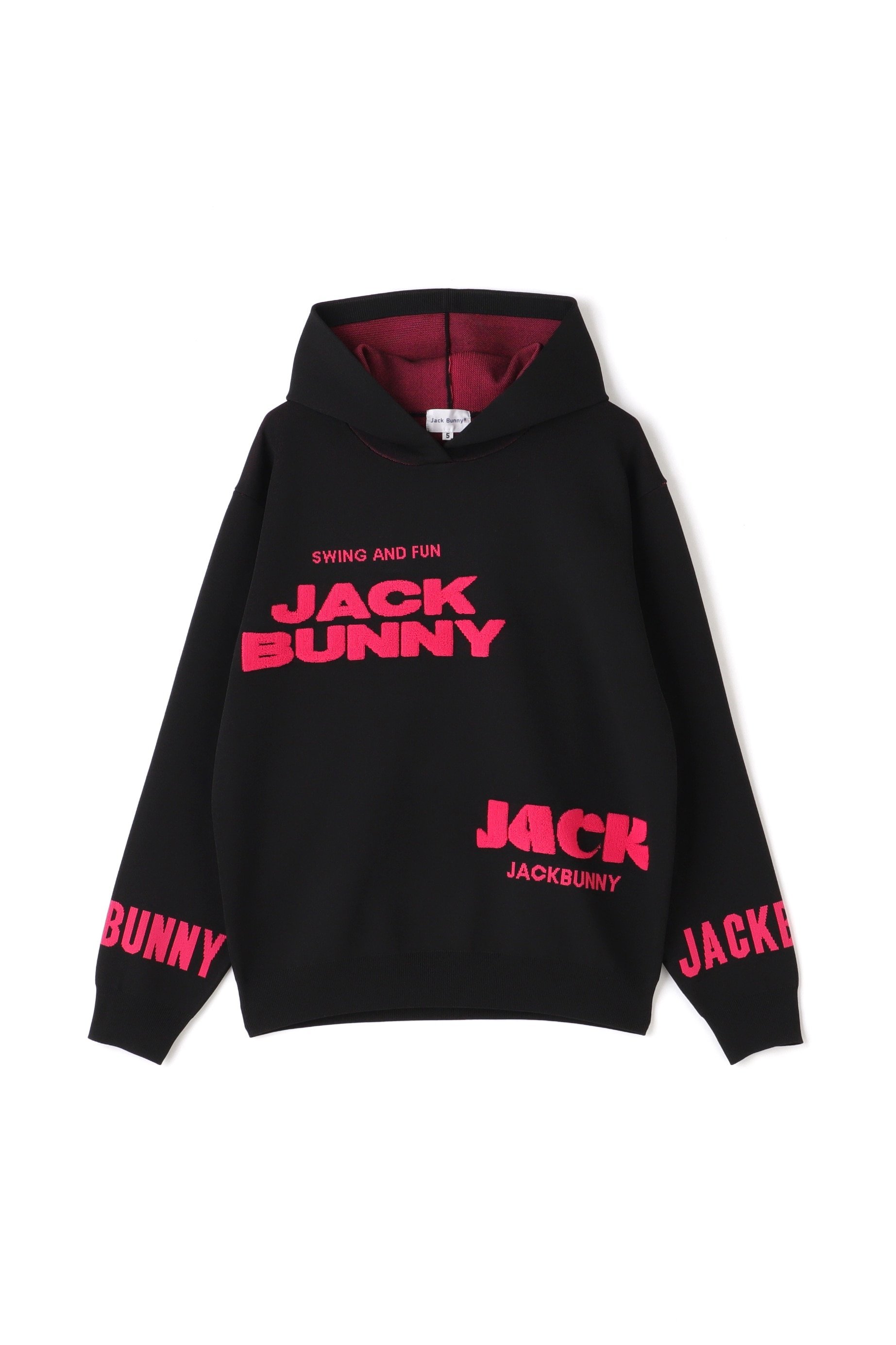 Jack Bunny!!｜ロゴジャガードニットフーディ | Rakuten Fashion(楽天