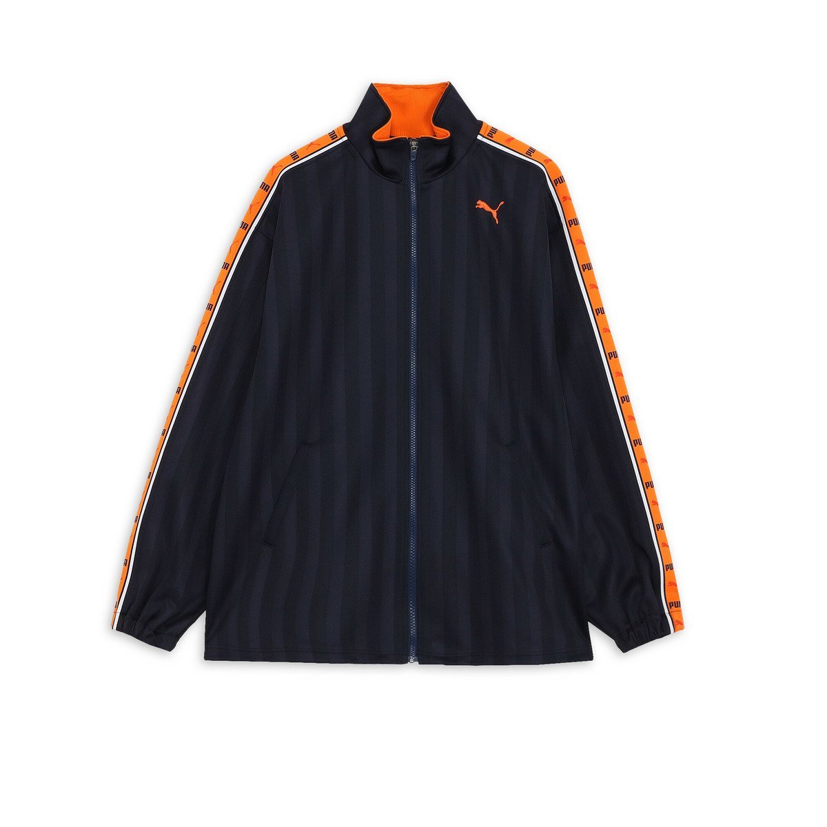 PUMA｜メンズ トレーニング シャドウ ストライプ ニット ジャケット