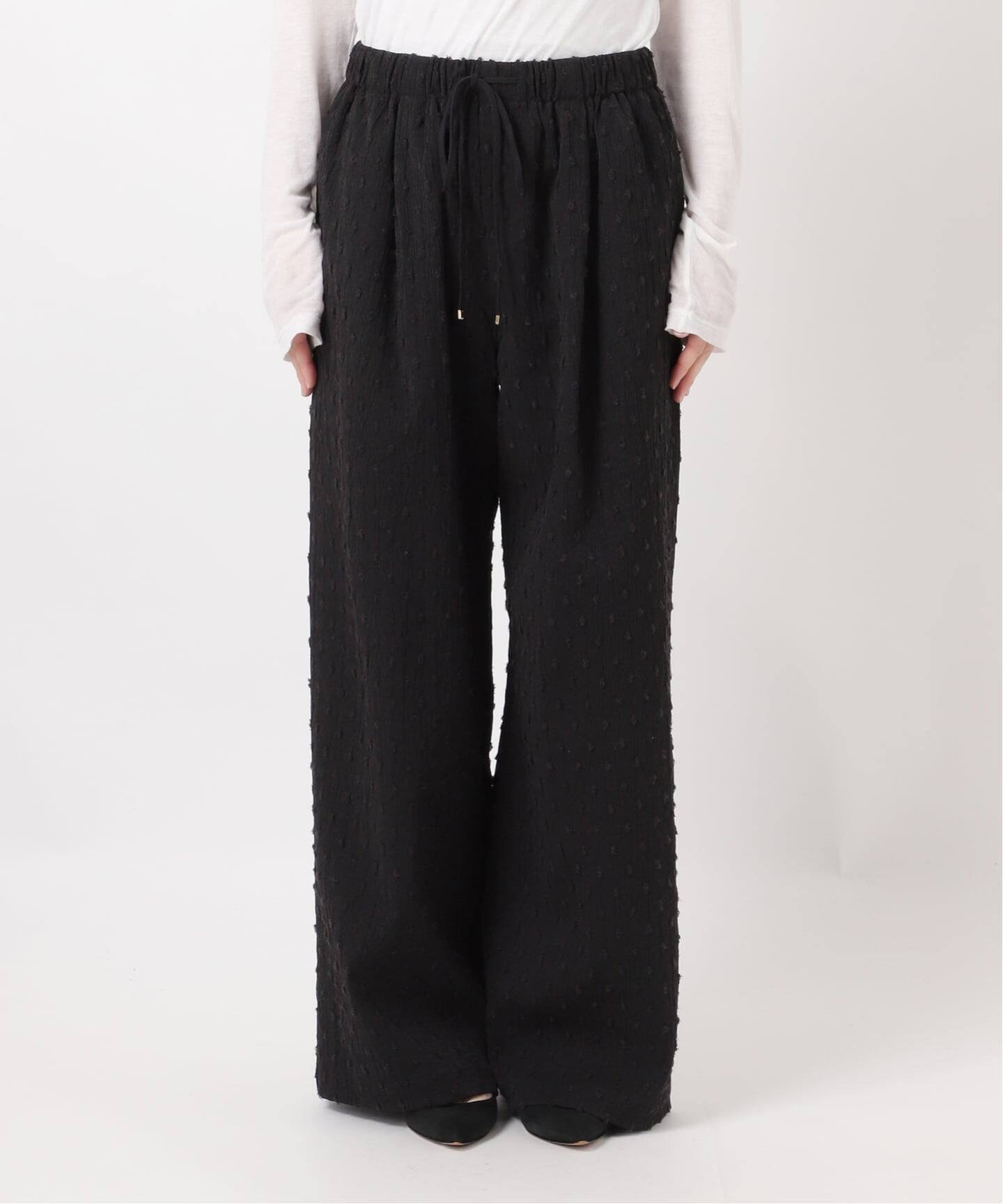 Spick & Span｜《WEB限定 / 追加》ドットジャガードイージーパンツ