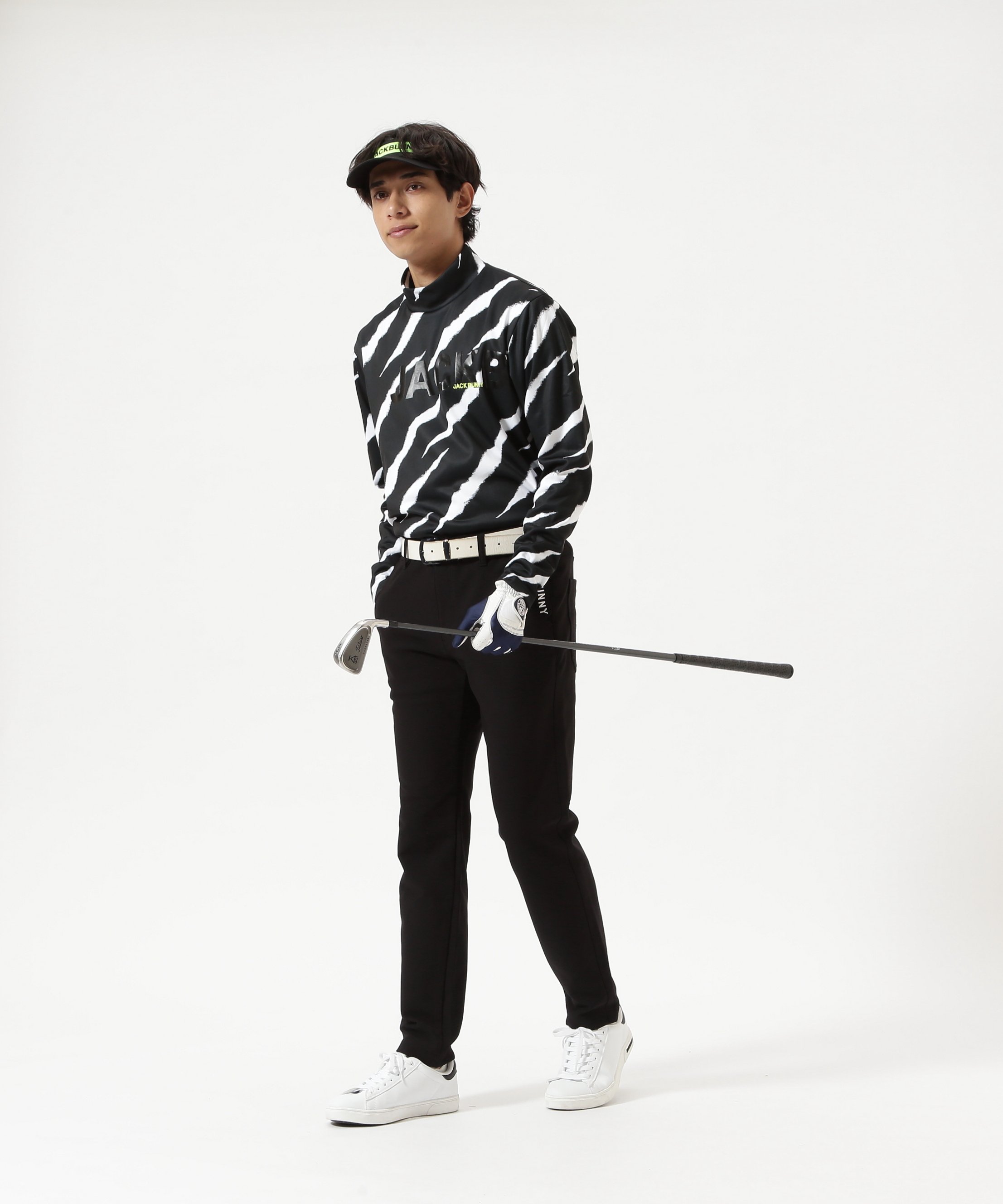 Jack Bunny!!｜KARUISHI長袖モックネックカットソー | Rakuten Fashion