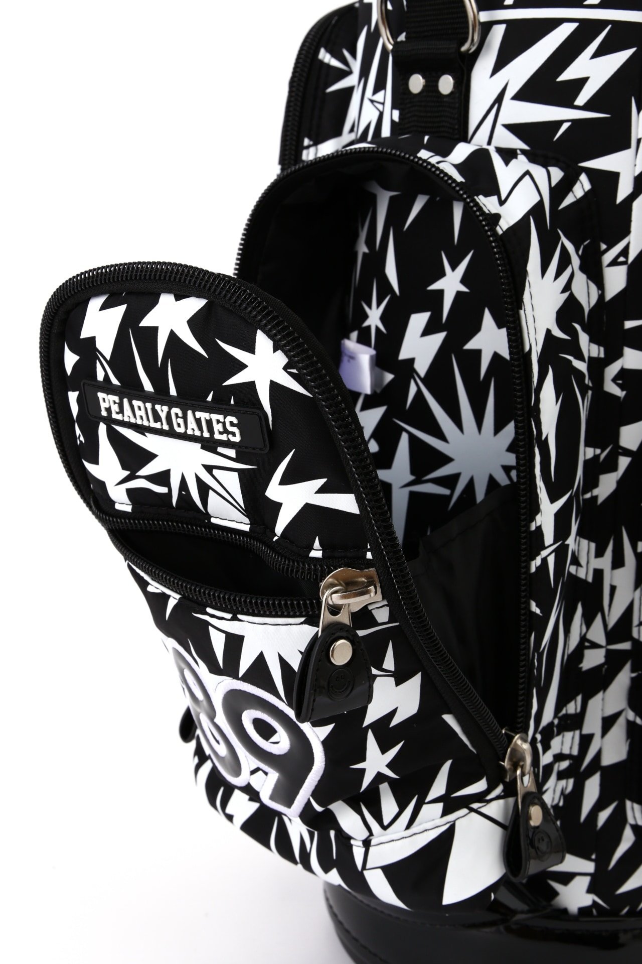 PEARLY GATES 星柄 ジャケット4 パーリーゲイツ 4WAYリバーシブル中綿ジャケット ネイビー×白 星柄 袖