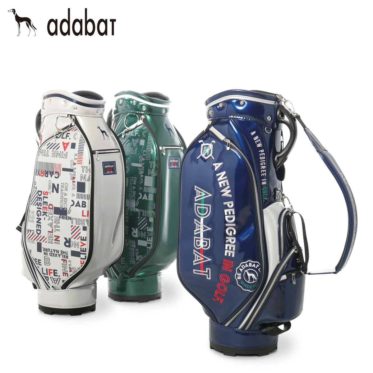 楽天市場】アダバット ゴルフ キャディバッグ カート型 9.0型 47インチ