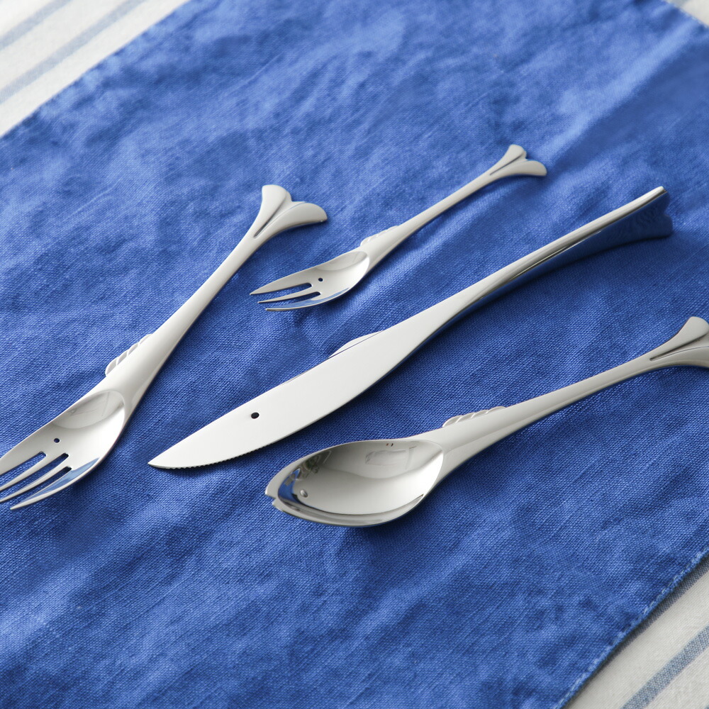 楽天市場】ゴーンフィッシン デザートスプーン ディナー用 鏡面