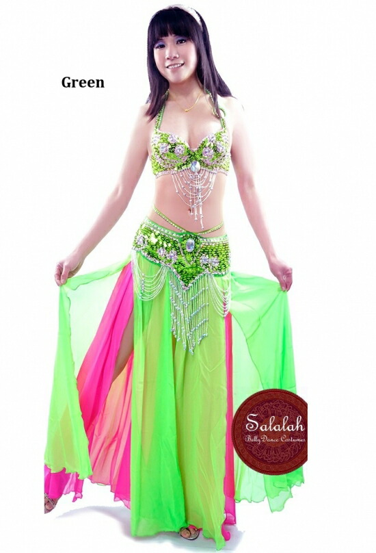 楽天市場】オリエンタルベリーダンス衣装Monica ブラ、ベルト