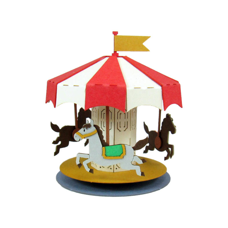 楽天市場】みにちゅあーとプチ 【メリーゴーランド】 non-scale ◇みに