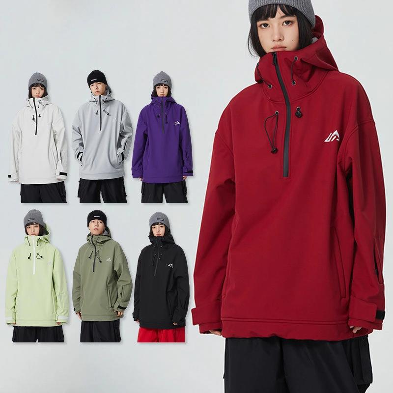 楽天市場】プルオーバー スノボウェア 単品 アウター パーカー スキー