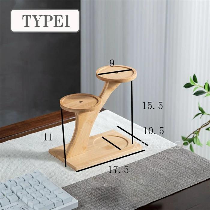 楽天市場】展示台 竹製 花台 多機能 鉢置き台 卓上収納 フラワーラック