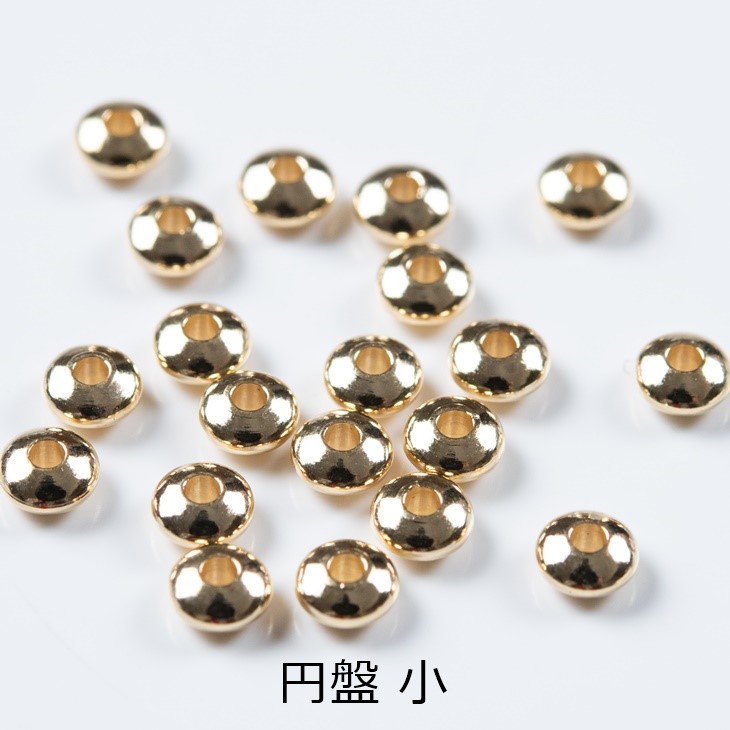 楽天市場】スペーサー 少量 本金メッキ ゴールド 真鍮 ビーズパーツ