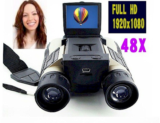 楽天市場】1080P フルハイビジョン デジタルビデオカメラ 双眼鏡 48倍