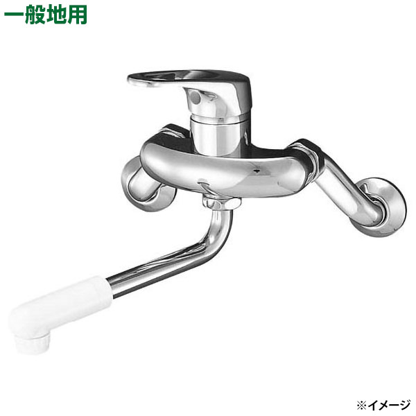 楽天市場】【即日出荷】カクダイ シングルレバー混合栓 192-301 一般地