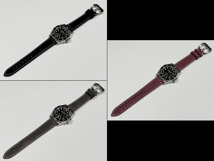 楽天市場】アースカラー レザーベルト 18mm 20mm 22mm 24mm ヌバック調