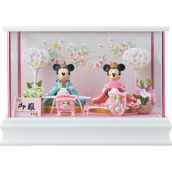 楽天市場】ディズニー 親王ケース飾り 331386 雛人形 ひな人形