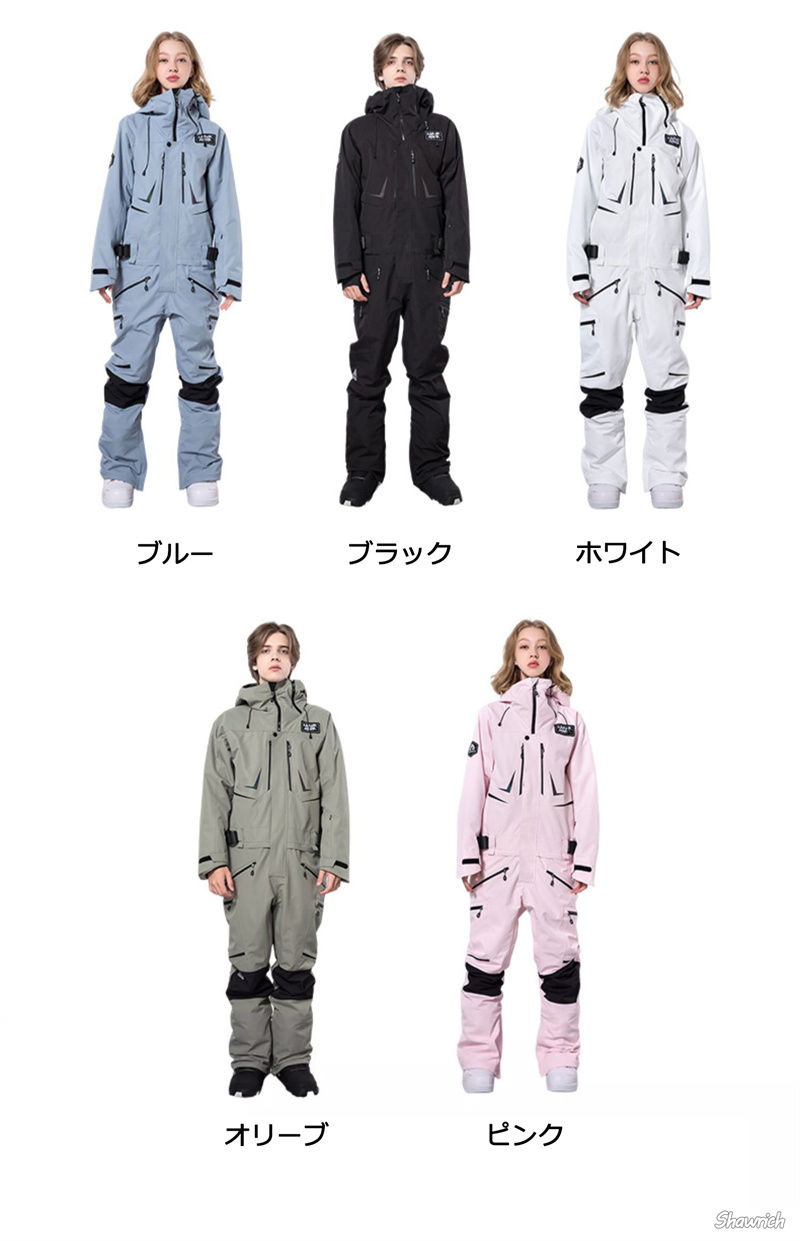 楽天市場】送料無料 スノーボードウェア つなぎ オールインワン 上下