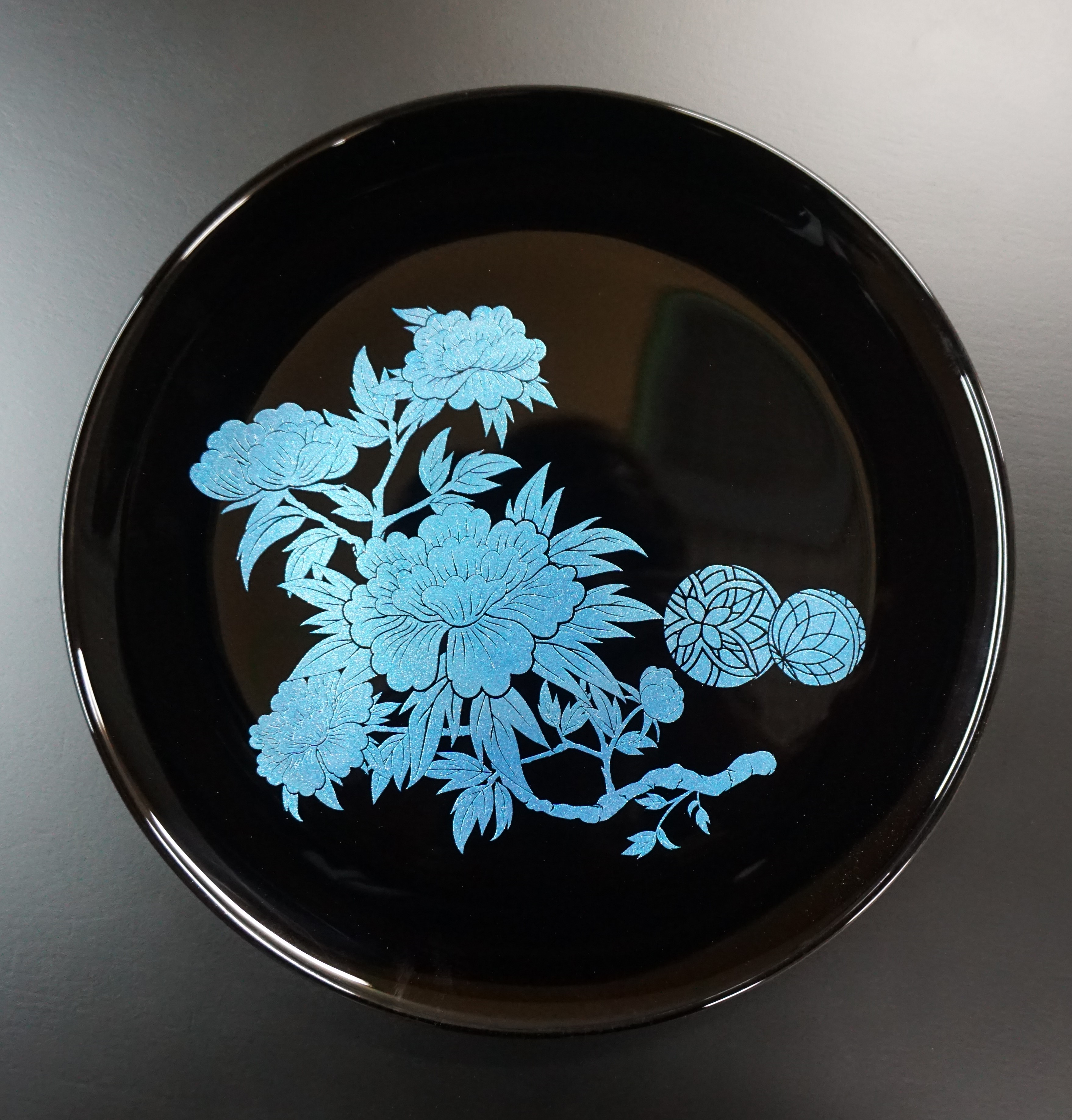 楽天市場】【ポイント20倍】 蒔絵 MAKIE 漆黒 牡丹 ぼたん フラット