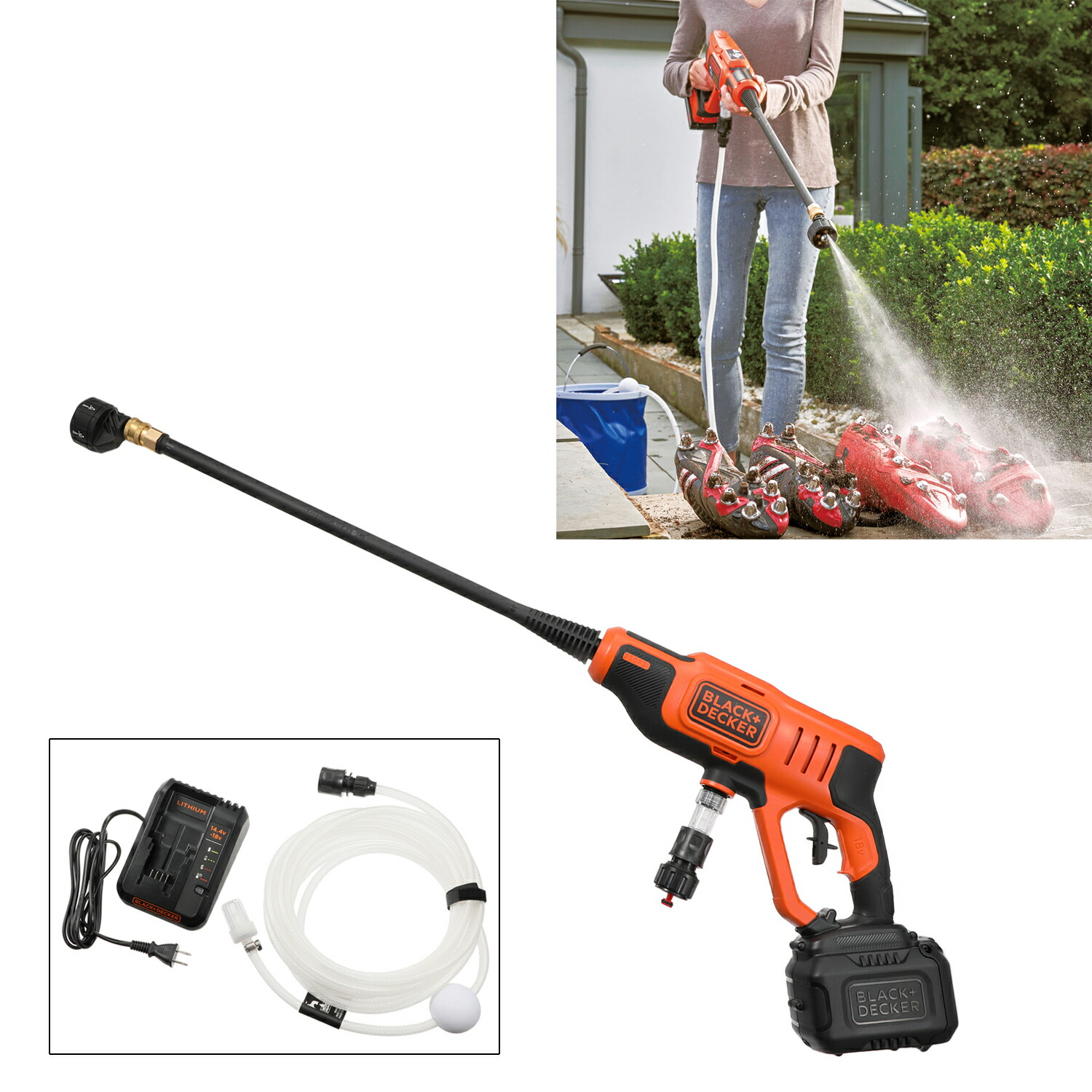 楽天市場】＼スーパーSALE中はお得なP2倍!!／ 高圧洗浄機 BCPC18D1