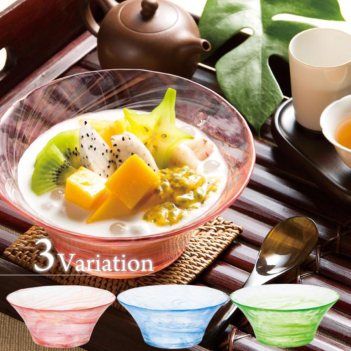 楽天市場】かき氷 カップ 皿 【 紗織 中鉢 津軽びいどろ 】 おしゃれ