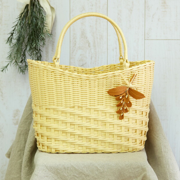 楽天市場】ハマナカ エコクラフトキット コサージュ付き楕円底バッグ