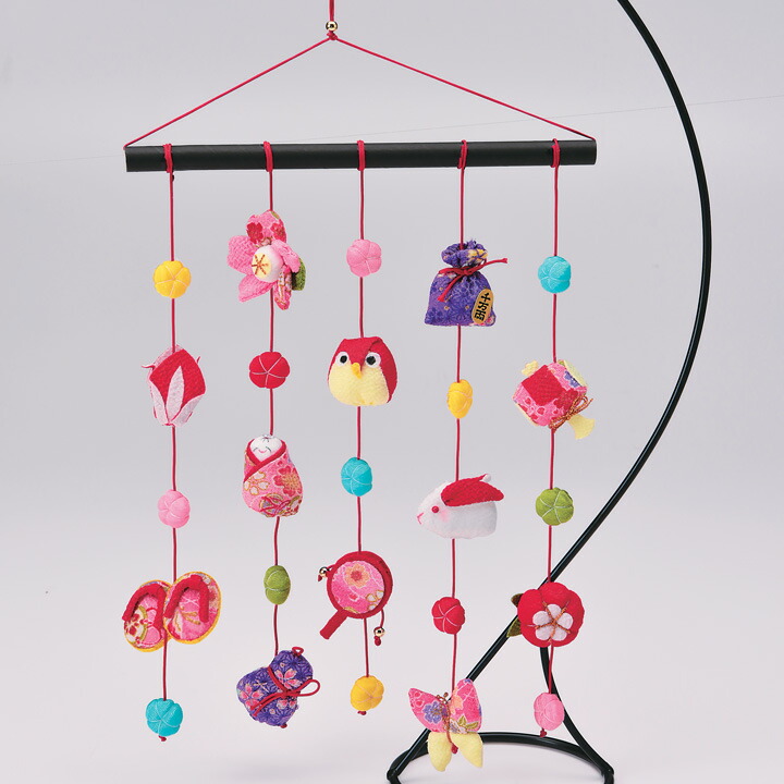 楽天市場】京ちりめん 吉祥つるし飾り LH-148 | 手芸キット ちりめん