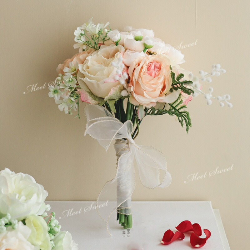 楽天市場】ウェディングブーケ ブライダルブーケ クラッチブーケ