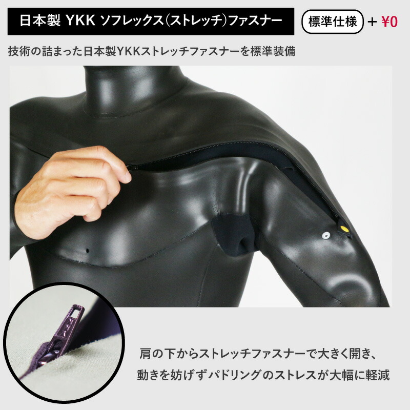 楽天市場】ウェットスーツ 3mm 2mm フルスーツ ロングチェストジップ