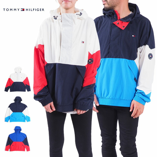 楽天市場】トミーヒルフィガー アノラック ハーフジップ ナイロン