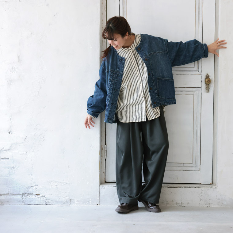 楽天市場】店長がつくった、きれいめ気分なめっちゃワイドパンツ S/M/L