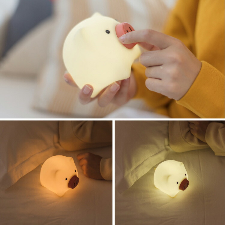 楽天市場】ナイトライト デスクライト LED ランプ ブタ型 ぶた型 豚