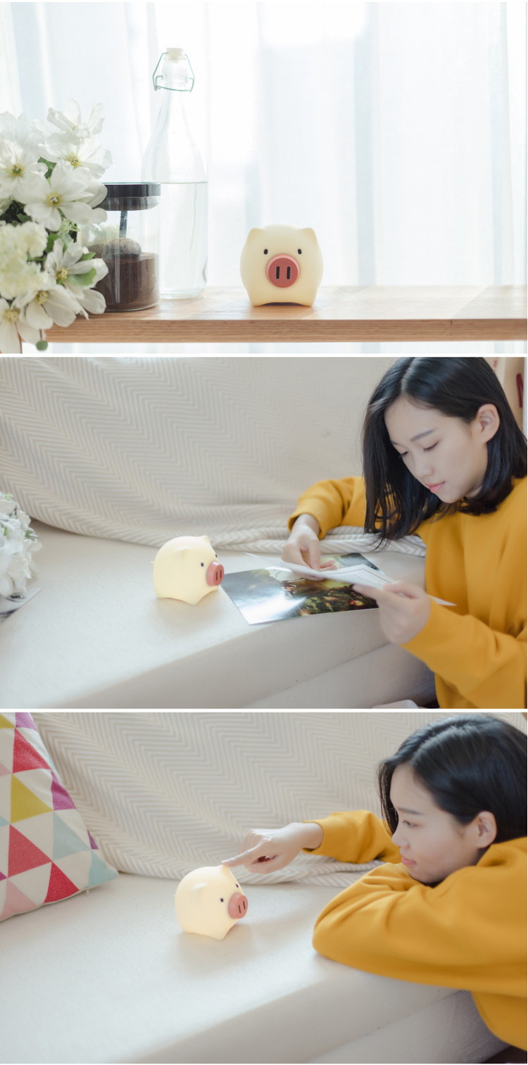 楽天市場】ナイトライト デスクライト LED ランプ ブタ型 ぶた型 豚