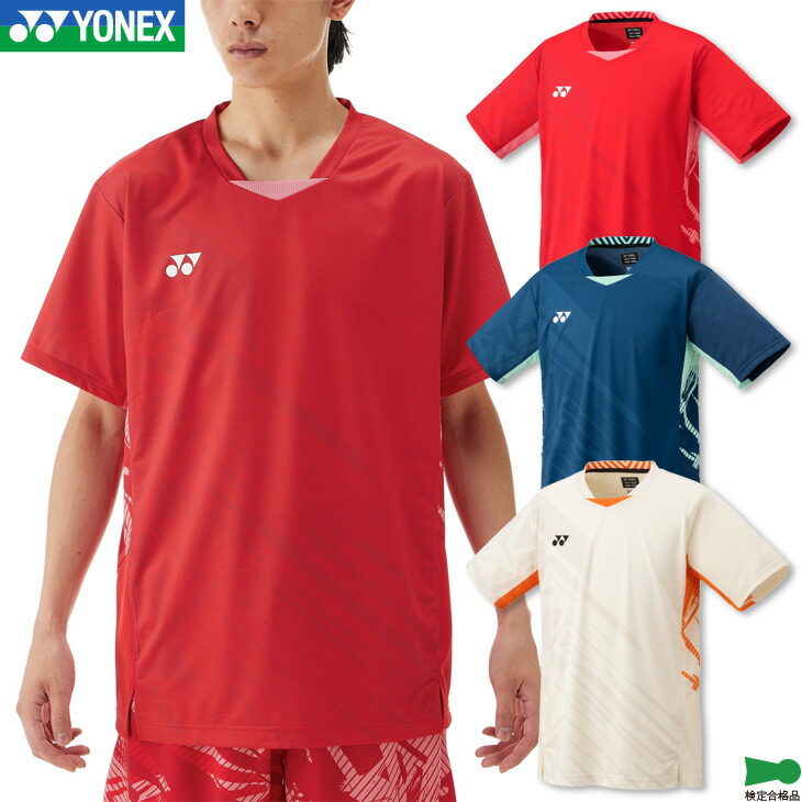 楽天市場】ヨネックス バドミントンウェア ゲームシャツ 10642 ユニ