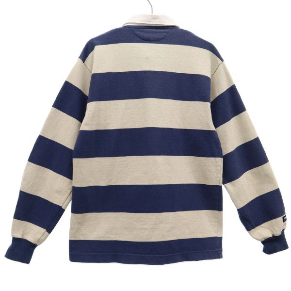 楽天市場】古着 Barbarian バーバリアン ボーダー 長袖 ラガーシャツ