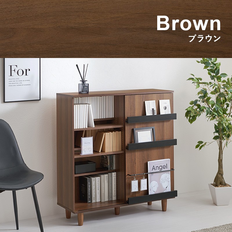 楽天市場】ブックシェルフ おしゃれ アンティーク 薄型 木製 コミック