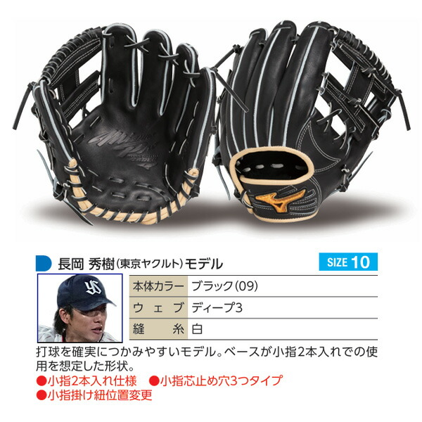 楽天市場】ミズノプロ オーダーグラブ 硬式グローブ 基本モデル 長岡