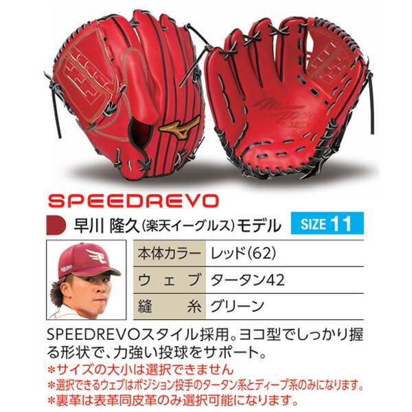 楽天市場】ミズノプロ オーダーグラブ 軟式グローブ 基本モデル 早川