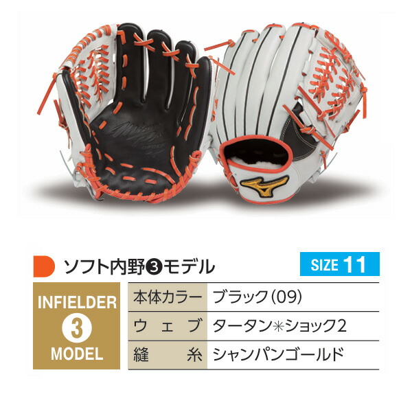 楽天市場】ミズノプロ オーダーグラブ 軟式革使用 ソフトボール