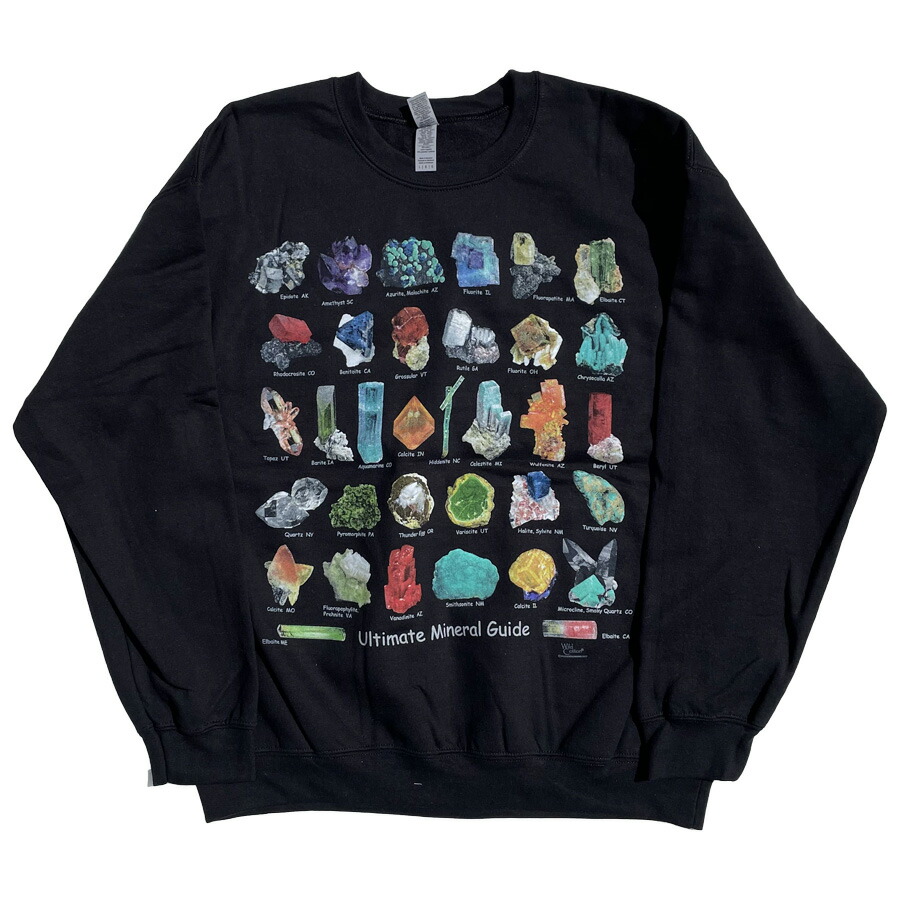 楽天市場】ATLAS SCREEN PRINTING / 鉱物 スウェット クルーネック 裏