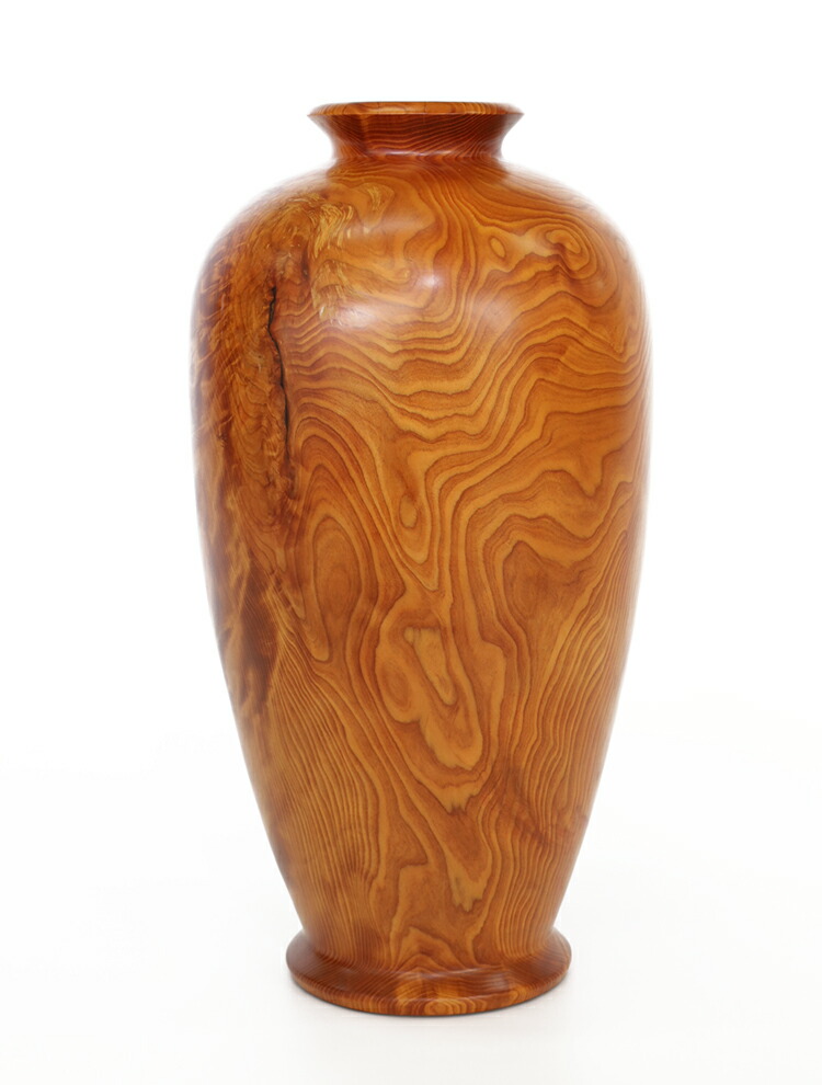 楽天市場】【総高48cm】屋久杉 虎瘤 飾り壺仕様：無垢 / 素材：屋久杉