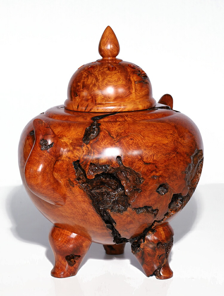 楽天市場】屋久杉 香炉 仕様：無垢 / 素材：屋久杉泡瘤（床の間