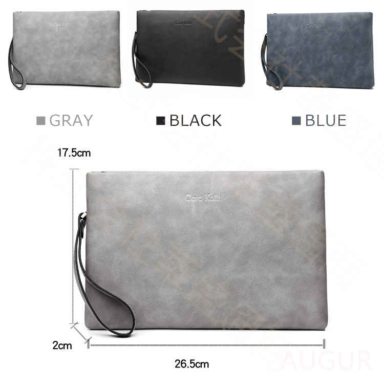 楽天市場】クラッチバッグ メンズ フェイクレザー ストラップ付 小さめ