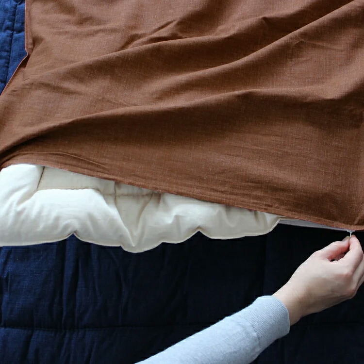 楽天市場】【すっぽり覆う】 こたつ掛け布団カバー リバーシブル 洛中