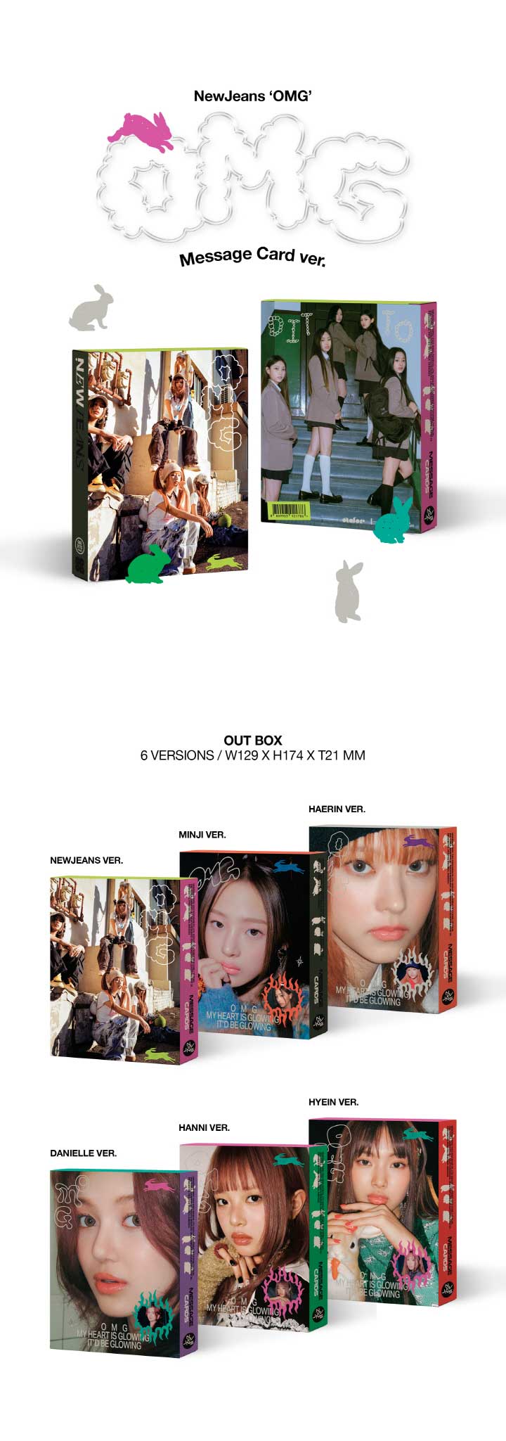 楽天市場】【2023/1/2 韓国発売】【6種セット】NewJeans ニュー