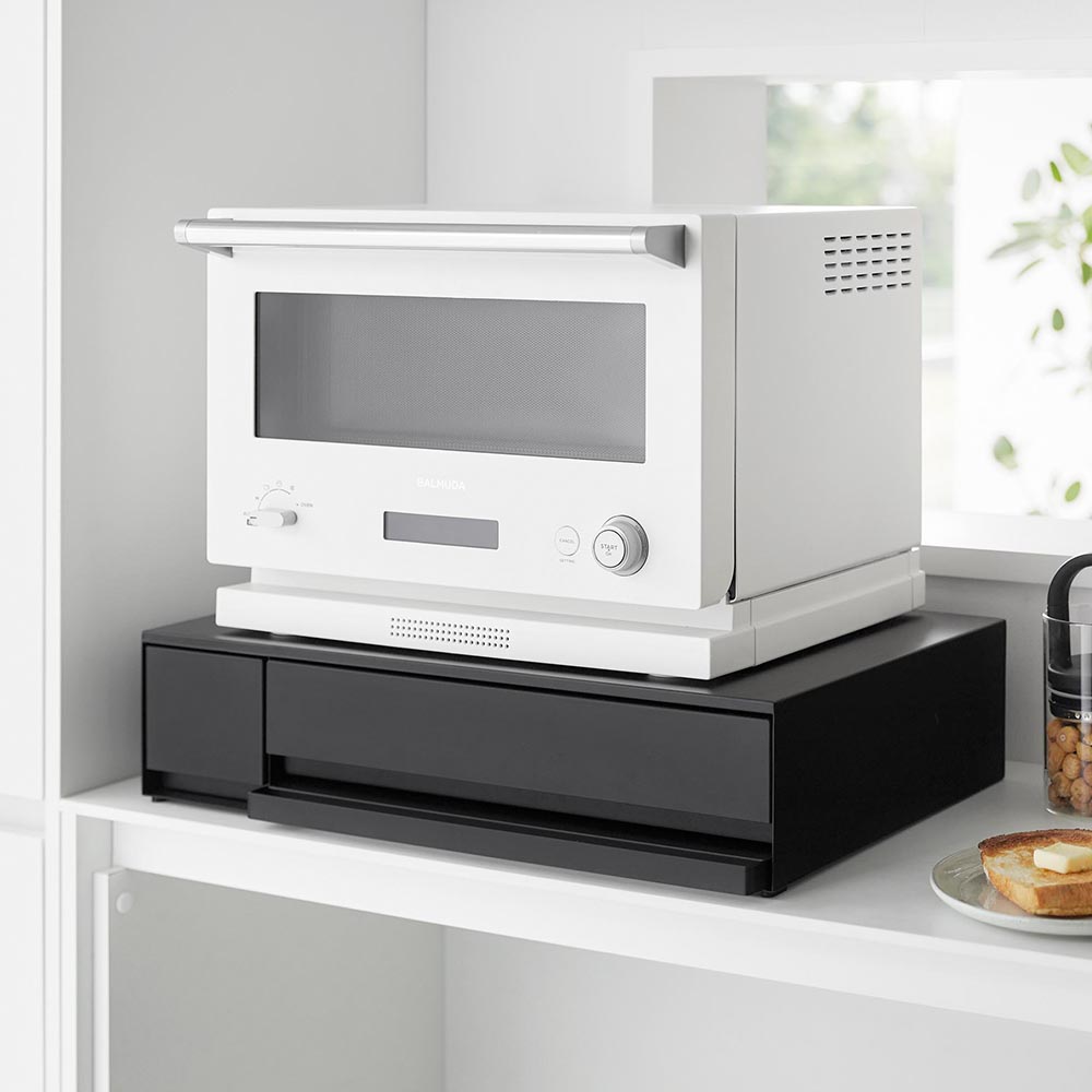 楽天市場】[ IHクッキングヒーターラック タワー 引き出し&スライド