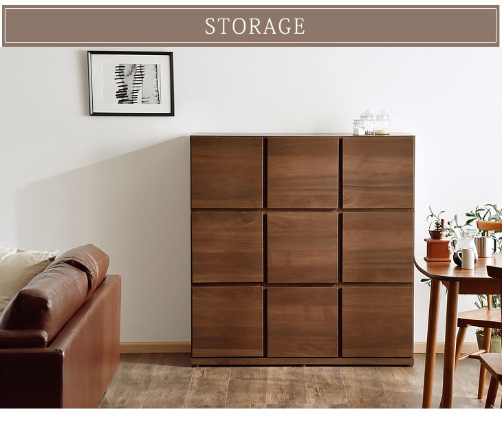 楽天市場】国産 完成品 キャビネット 木製 本棚 扉付 大川家具 収納